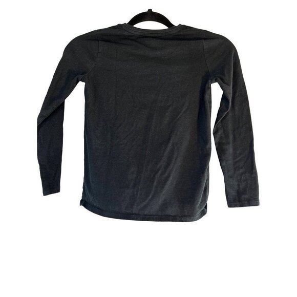 Cat & Jack Girls Long Sleeve Tee Top Black Size M 7-8 - Picture 5 of 6